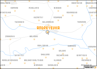 map of Andreyevka