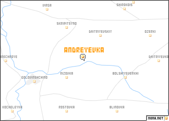 map of Andreyevka