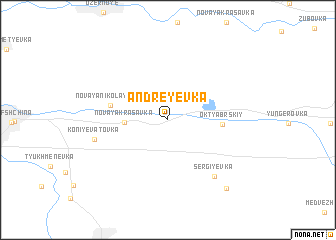 map of Andreyevka