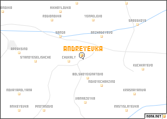 map of Andreyevka