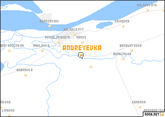 map of Andreyevka