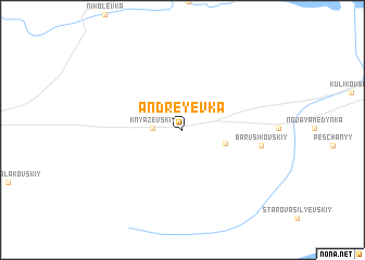 map of Andreyevka