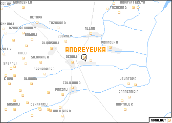 map of Andreyevka