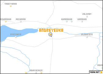 map of Andreyevka