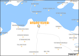 map of Andreyevka