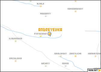 map of Andreyevka