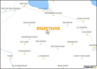 map of Andreyevka