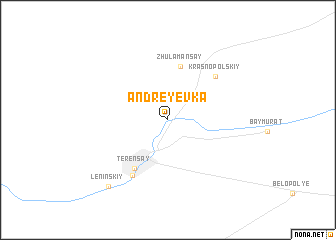 map of Andreyevka