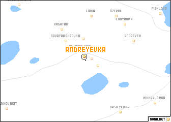 map of Andreyevka