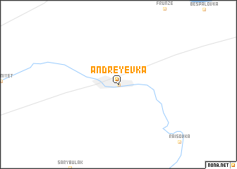 map of Andreyevka