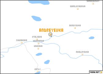 map of Andreyevka
