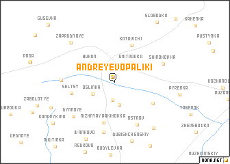 map of Andreyevo-Paliki