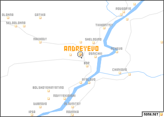 map of Andreyevo