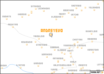 map of Andreyevo