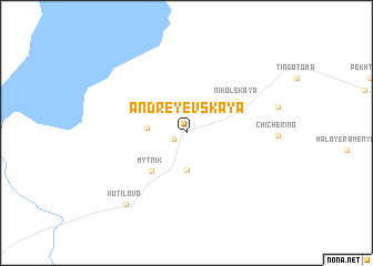 map of Andreyevskaya