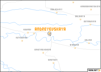 map of Andreyevskaya