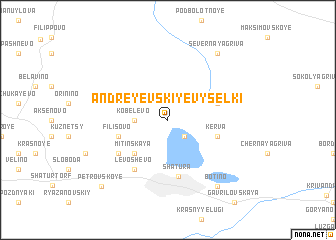 map of Andreyevskiye Vyselki