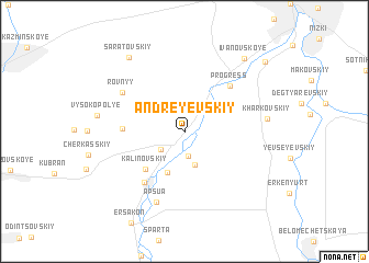 map of (( Andreyevskiy ))