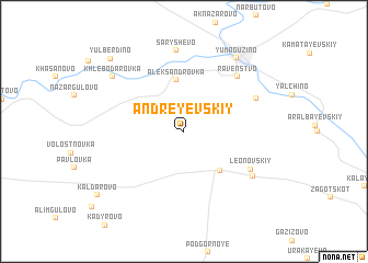 map of Andreyevskiy