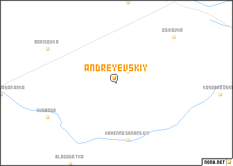 map of Andreyevskiy