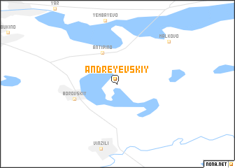 map of Andreyevskiy