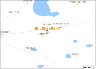 map of Andreyevskiy