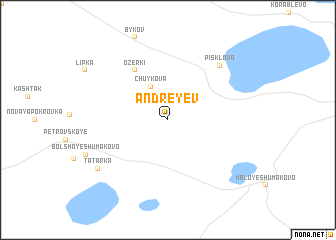 map of Andreyev