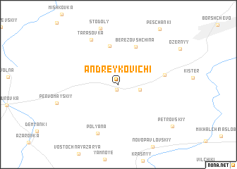 map of Andreykovichi