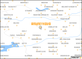 map of Andreykovo