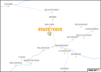 map of Andreykovo