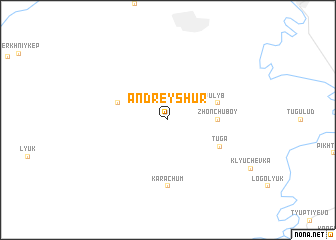 map of Andreyshur