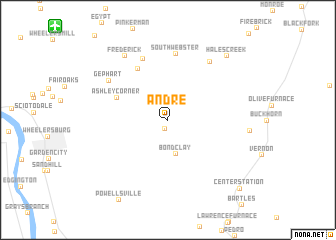 map of Andre