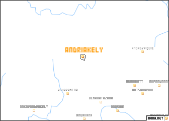 map of Andriakely