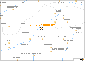 map of Andriamandevy