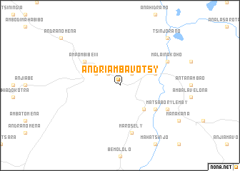 map of Andriambavotsy