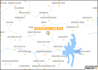 map of Andriambazaha