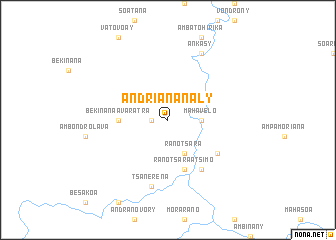 map of Andriananaly
