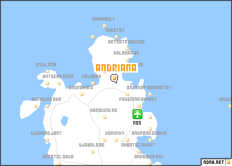 map of Andriana