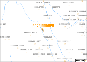 map of Andriandava