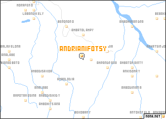 map of Andrianifotsy