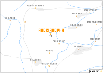 map of Andrianovka