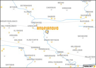 map of Andrianovo