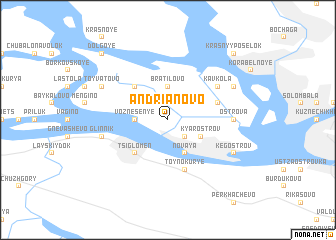 map of Andrianovo