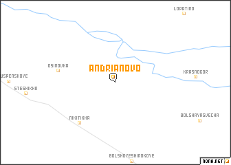 map of Andrianovo