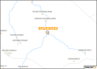 map of Andrianov