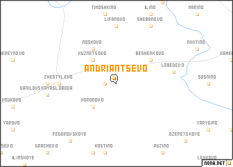 map of Andriantsevo