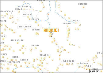 map of Andrići