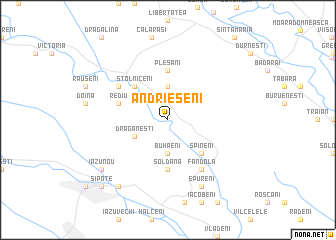 map of Andrieşeni