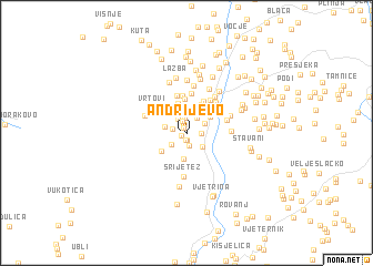 map of Andrijevo