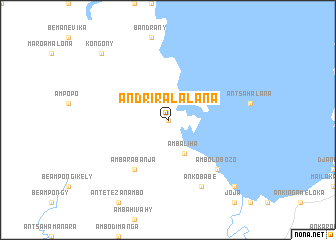 map of Andriralalana